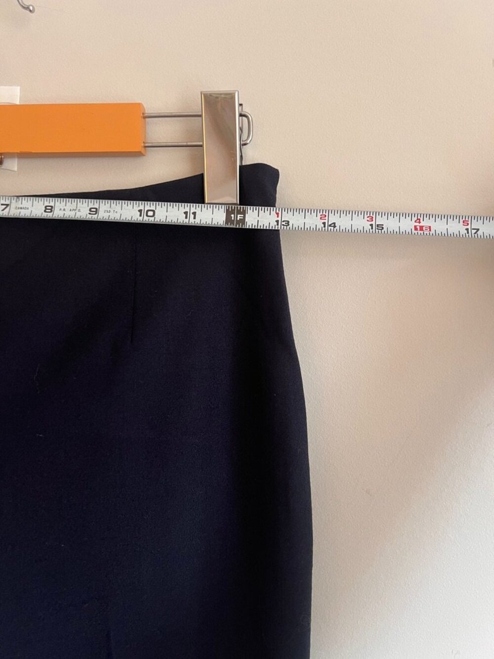 Ralph Lauren Black Label Navy, Wool Blend Wide Leg Trousers | Size 2 - Picture 8 of 11